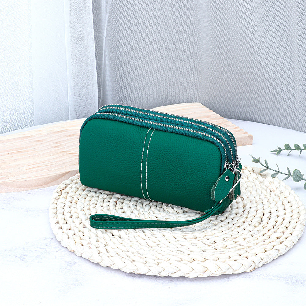 Elegant Cowhide High-Capacity Wallet