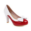 Colorful Princess Bow High Heels and Flats