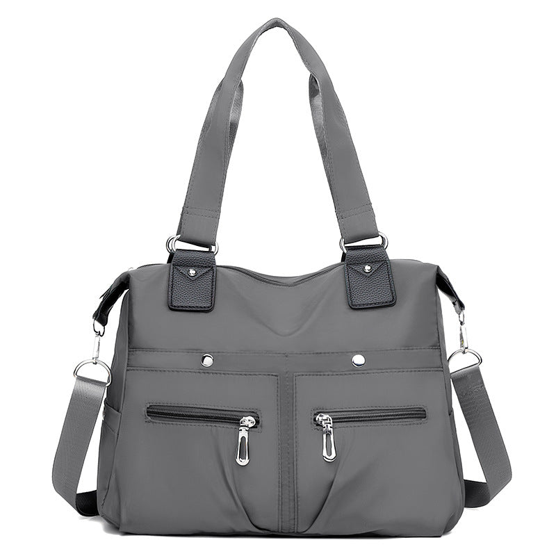 Voluminous Nylon Crossbody Bag