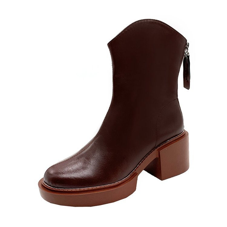 Regal British Rear-Zip Boots