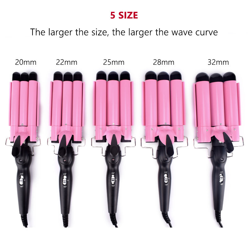 Tri-Barrel Styling Wand