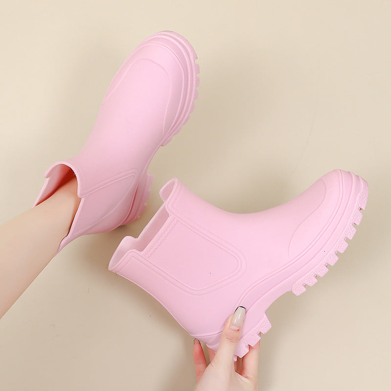Women's Waterproof Non-slip Rubber Rain Boots