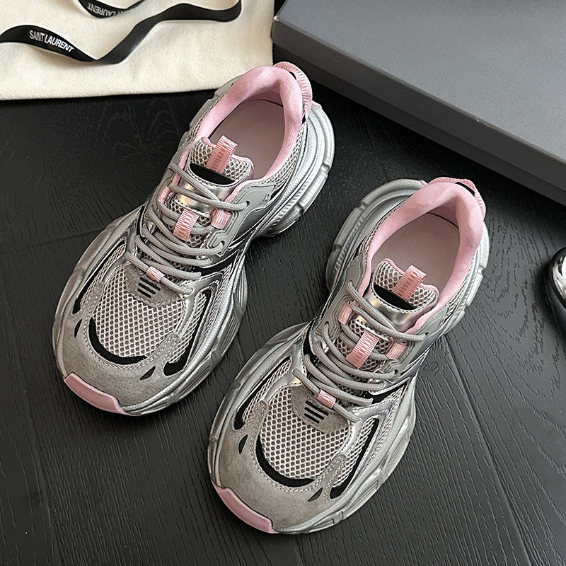 Marco & Joyce Elegance Silver Sneakers