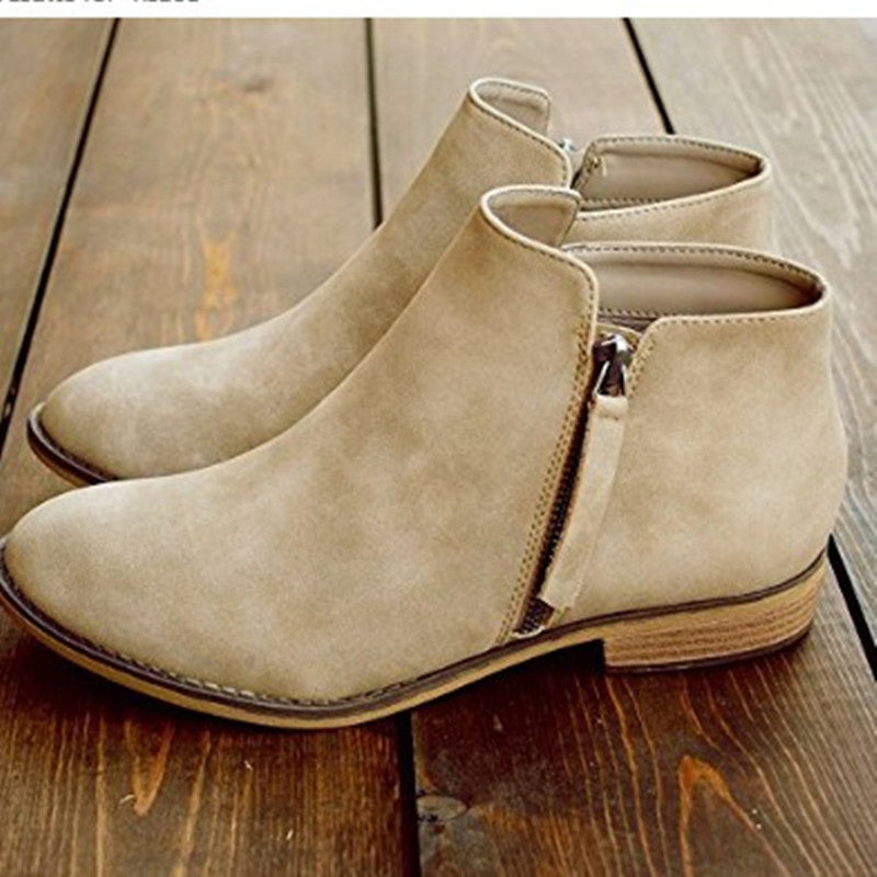 Genuine Leather High-Top Platform Men's Boots