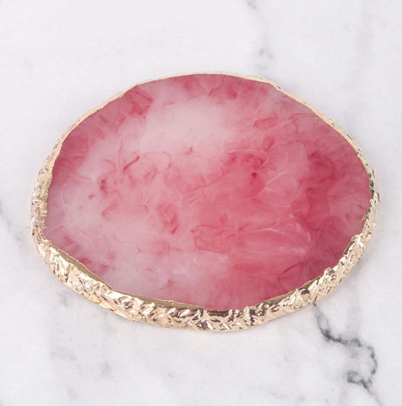 Elegant Agate Nail Art Display