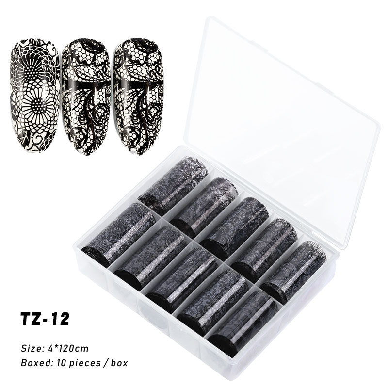 2020 New Nail Art Transfer Stickers - Starry Laser