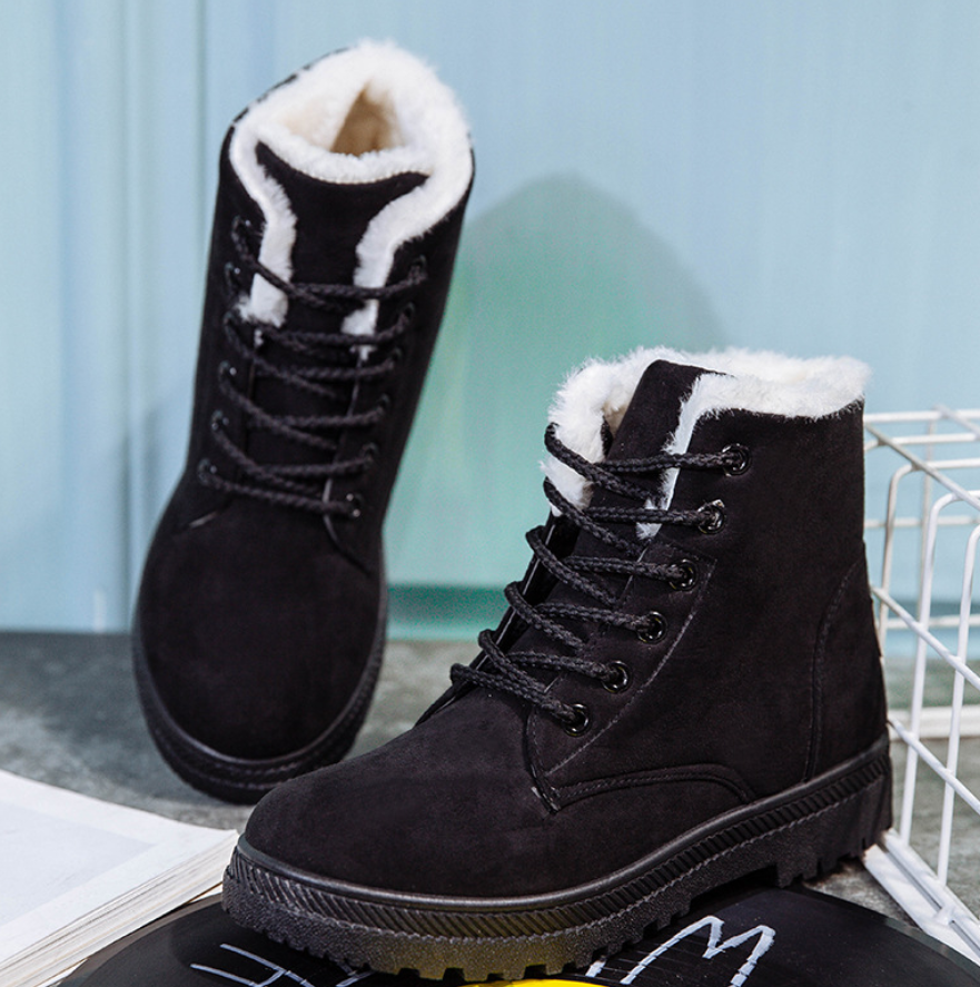 Chic Winter Cotton Boots for Women