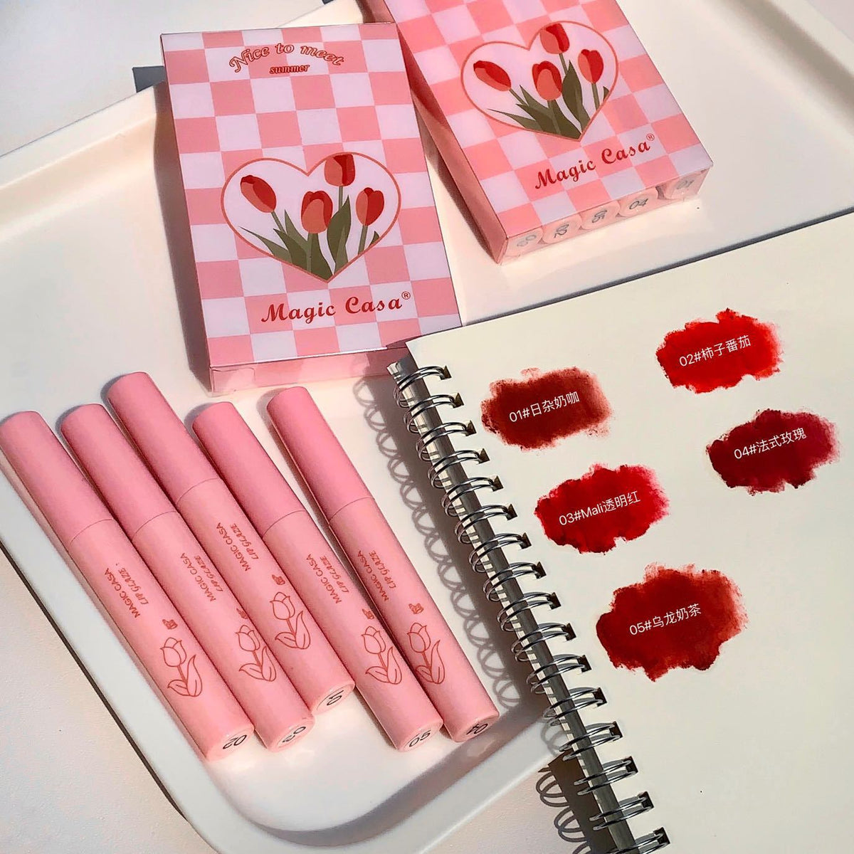 Elegant Matte Tulip Lip Set