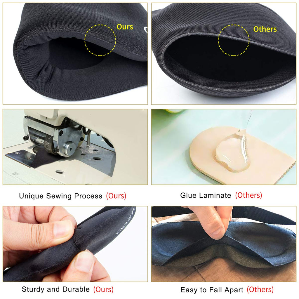 Elegant 3D Contour Sleep Mask