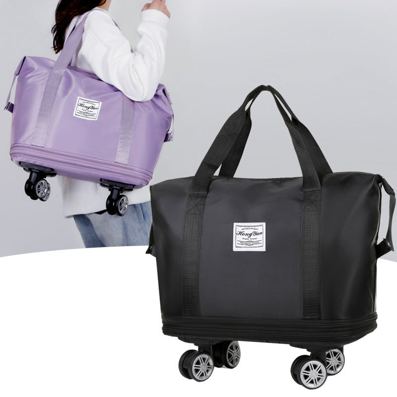 Expandable Wheeled Travel Bag for Gym and College Use