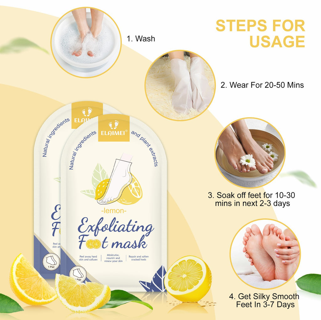 ELAIMEI Luxurious Exfoliating Foot Mask