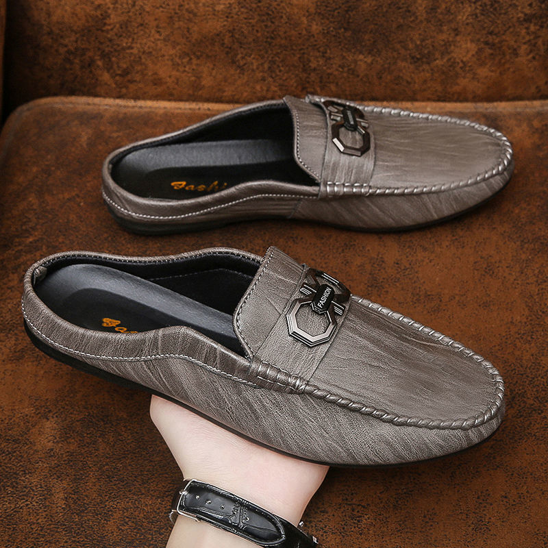 Elegant Men's Slip-On Leather Loafers