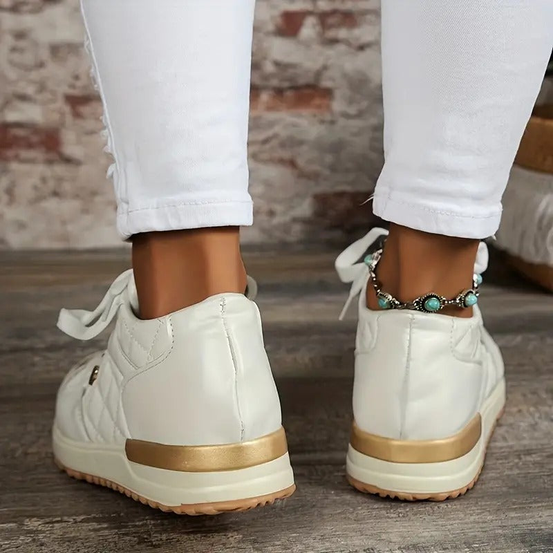 Elegant Quilted Casual Trainers
