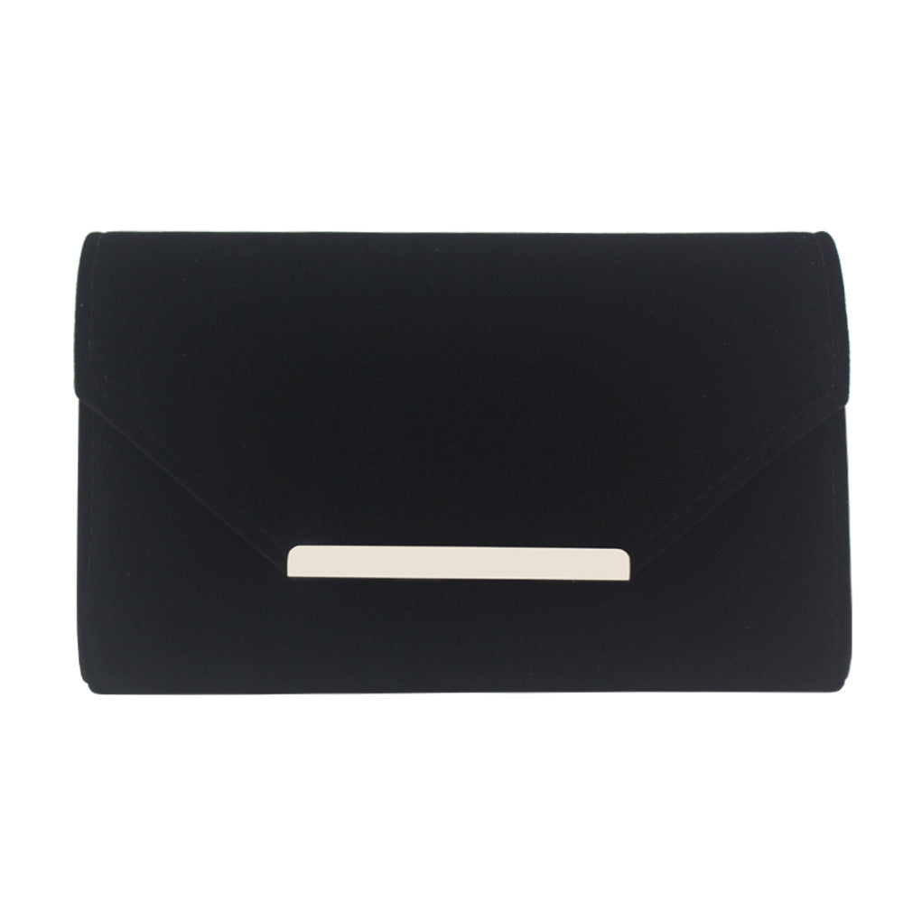 Elegant Flannelette Envelope Clutch Bag for Women