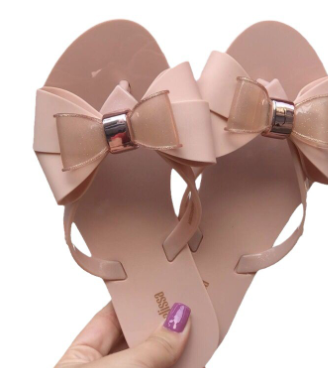 Elegant Floral Beach Sandals