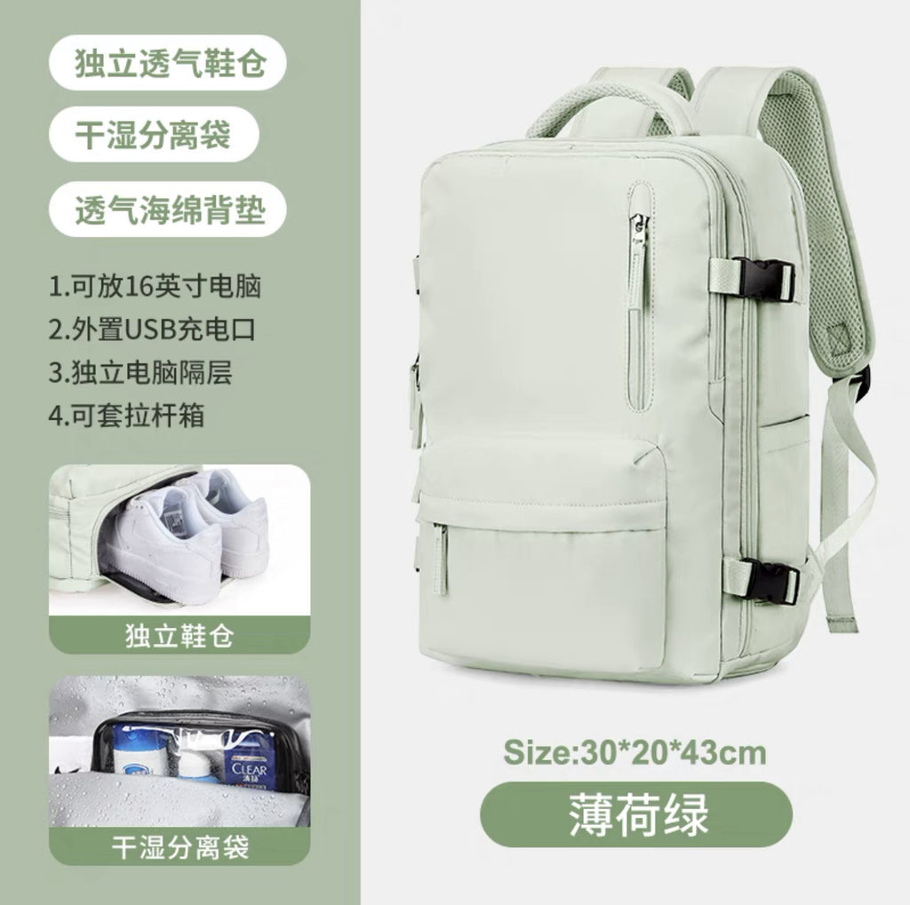 Large Capacity Waterproof Backpack for Moms and Travel