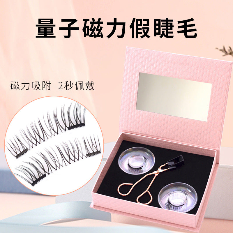 Quantum Magnetic Eyelashes - No Glue, 3 Pairs