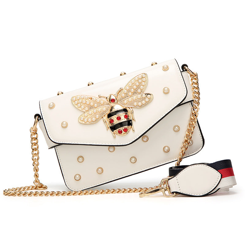 Luxury 2023 Bee Mini Bag with Pearls