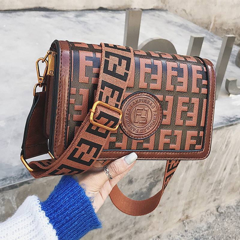 Trendy Retro Small Square Shoulder Bag for Women