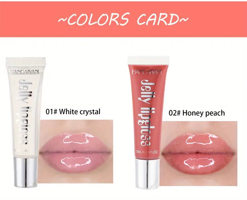 Lustrous Lip Gloss - Candy Color Jelly & Plumping Oil