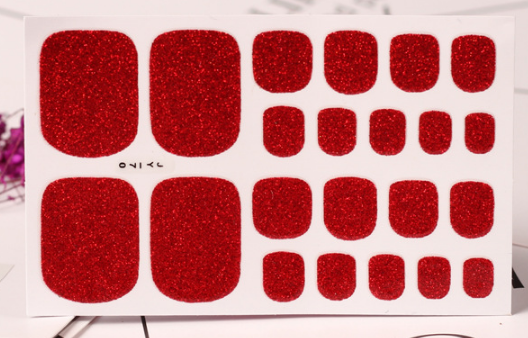 Elegant Waterproof Toe Nail Stickers