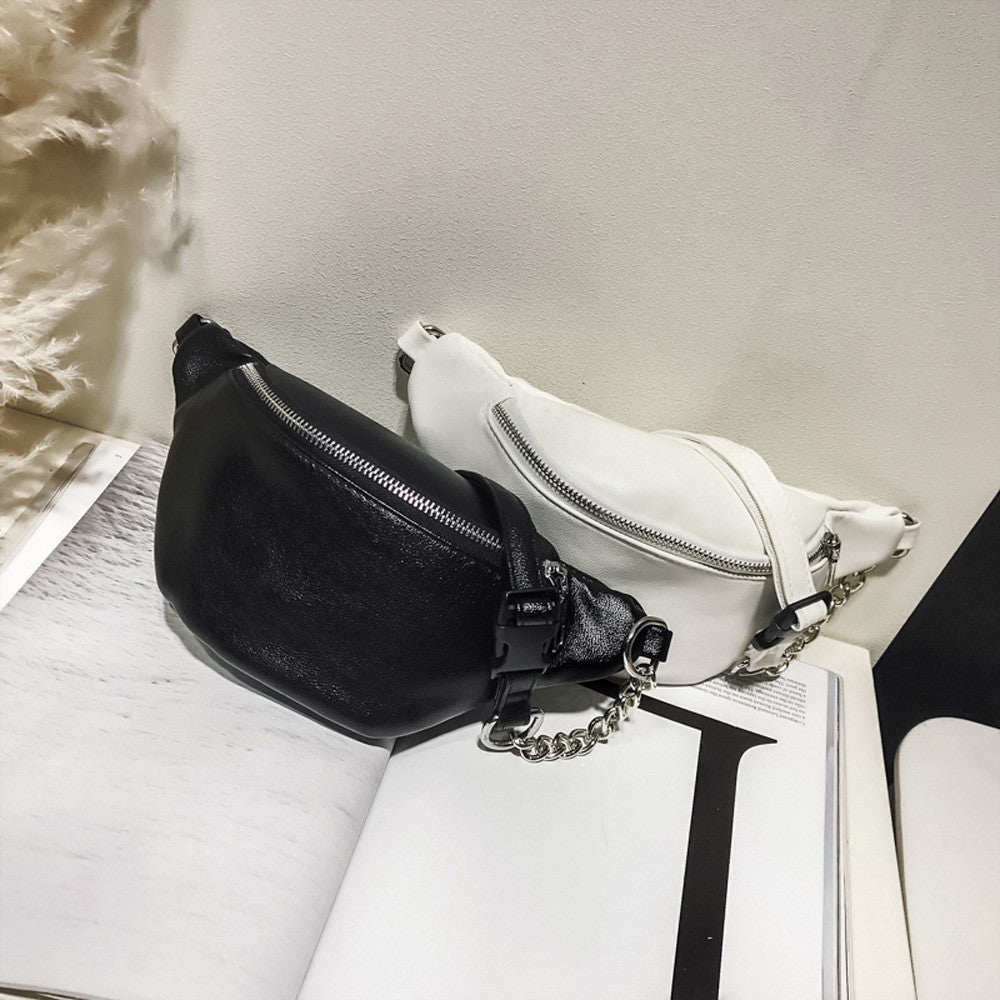 2024 Stylish Women's Chain Waist Bag - Versatile Crossbody
