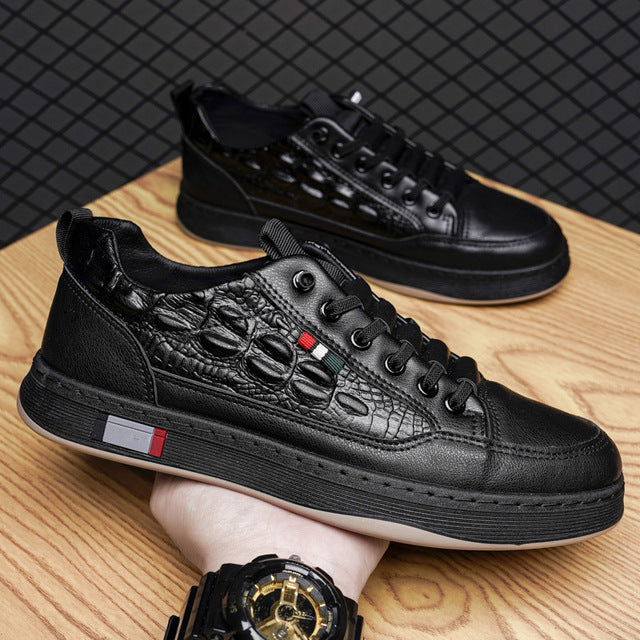 Autumn Elegance Leather Loafers