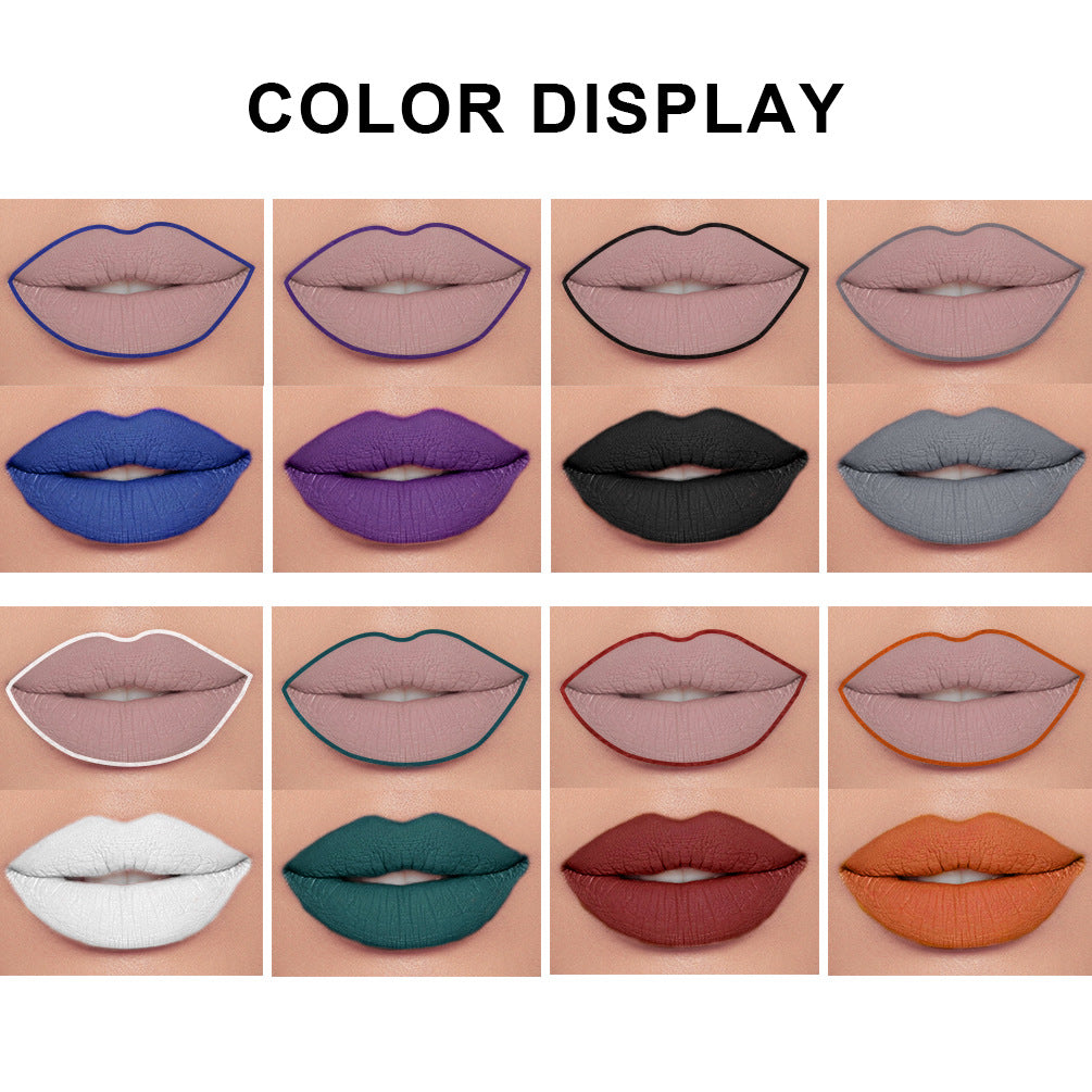 QIBEST Matte Elegance Lip Kit