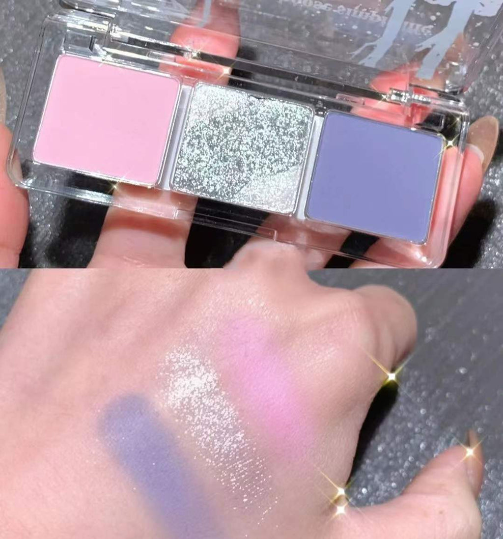 Elegant Tri-Tone Eyeshadow Suite