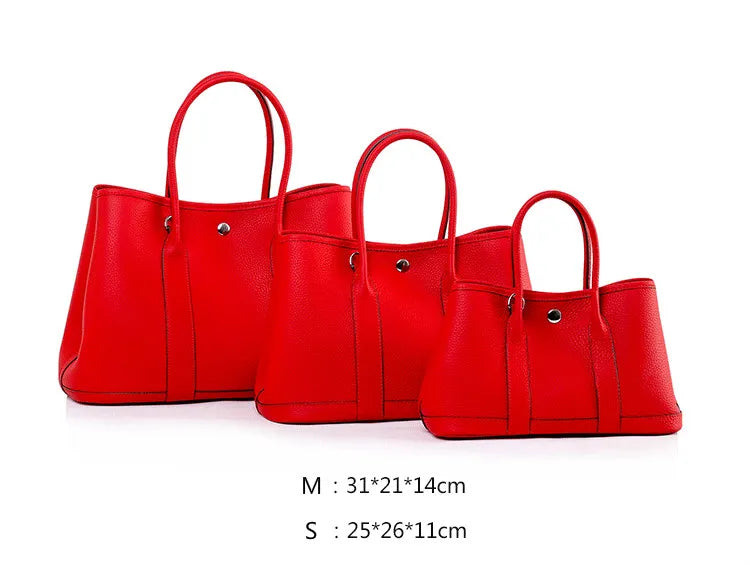 Women's Genuine Leather Broad Shoulder Master Bag