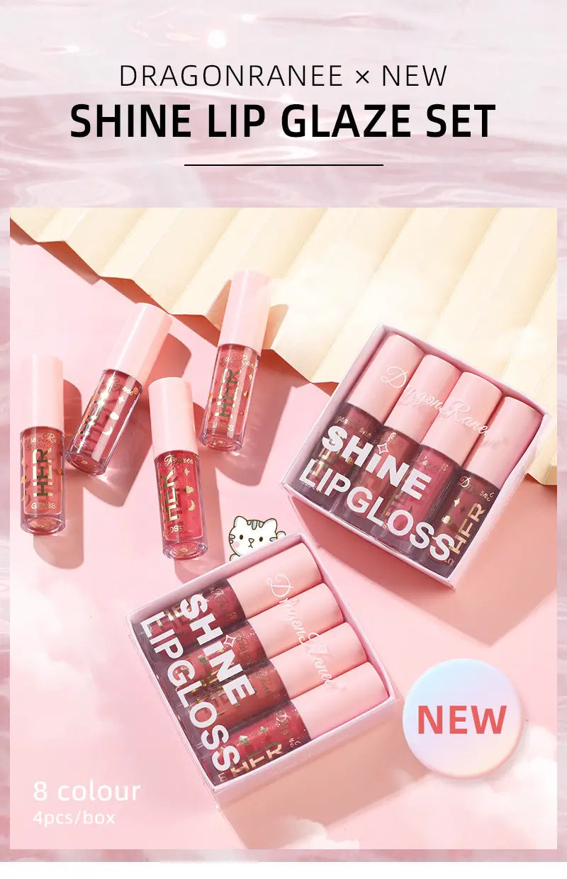 Elegant Pink Gloss Quartet