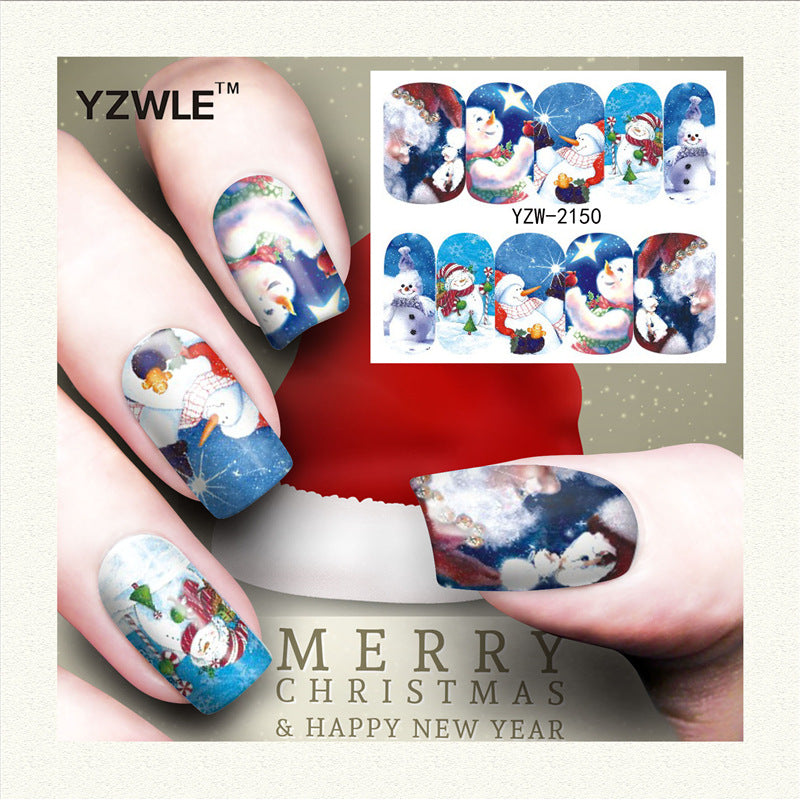 Festive Fingertips Christmas Nail Decals
