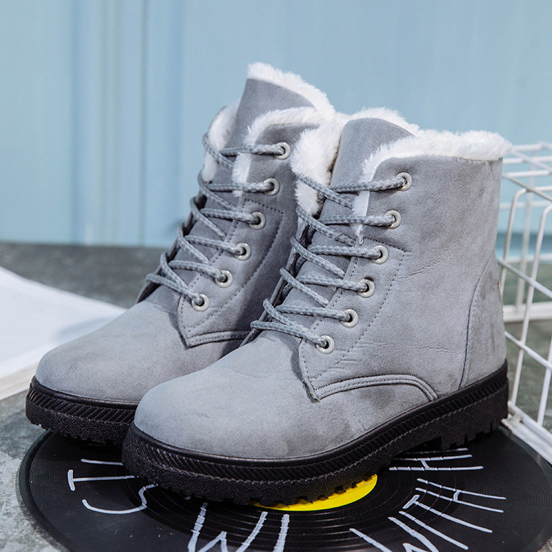 Chic Winter Cotton Boots for Women