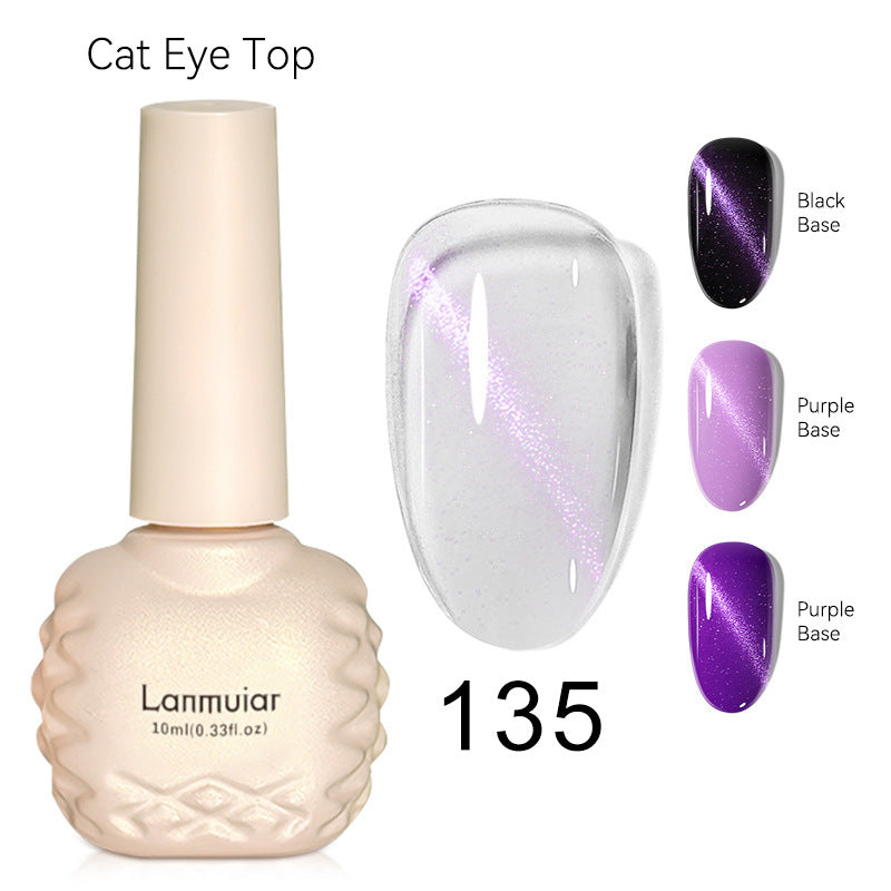 Vibrant Metallic Cat Eye Nail Enamel
