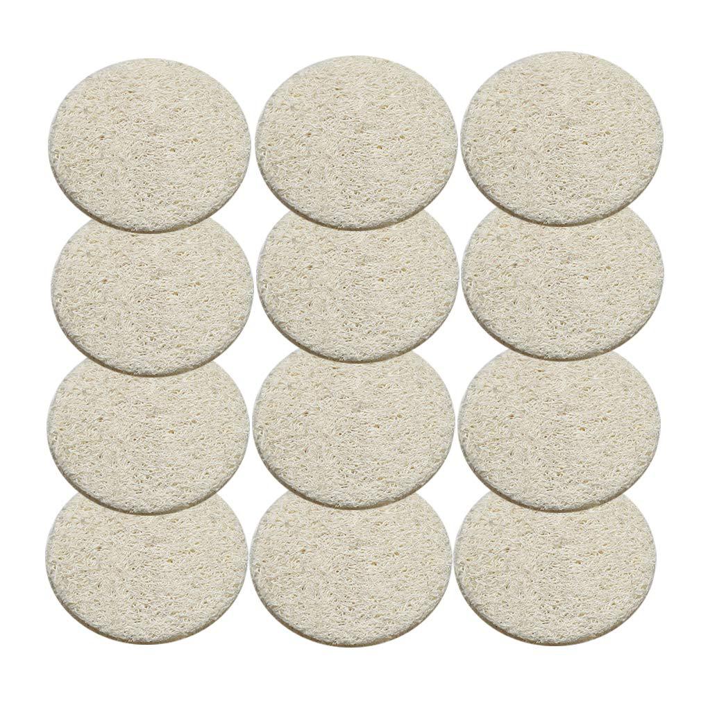 6x6cm Loofah Makeup Remover Pads for Eyes and Face