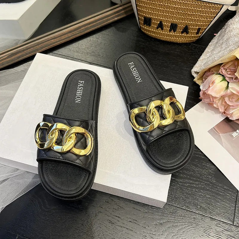 Elegant Beachside Comfort Sandals