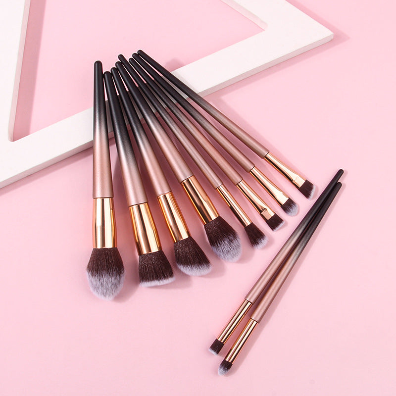Elegant Cosmetic Brush Ensemble