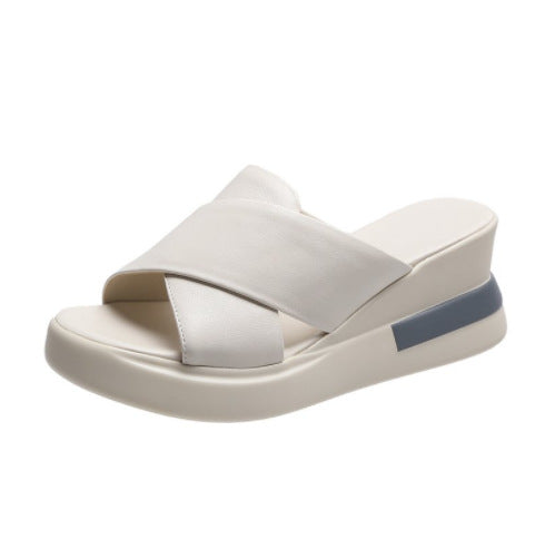Elegant Summer Peep-Toe Wedges