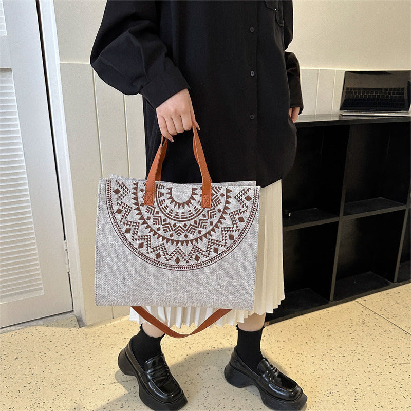 Elegant Japanese Canvas Tote
