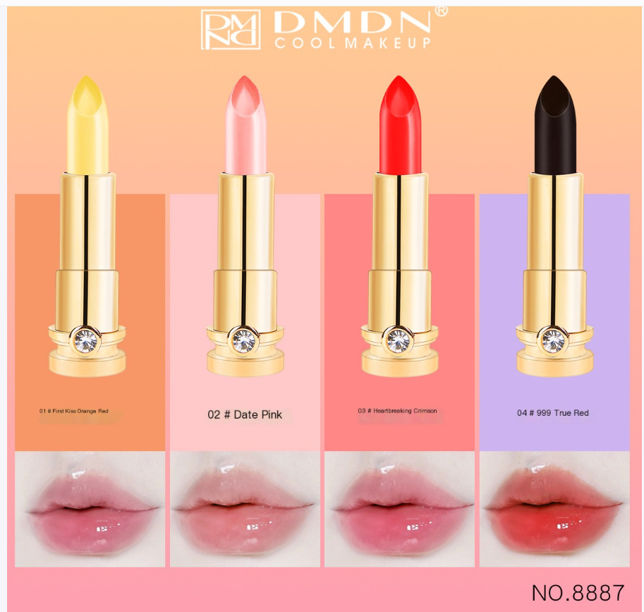 DMDN Color-Changing Waterproof Lip Balm and Lipstick