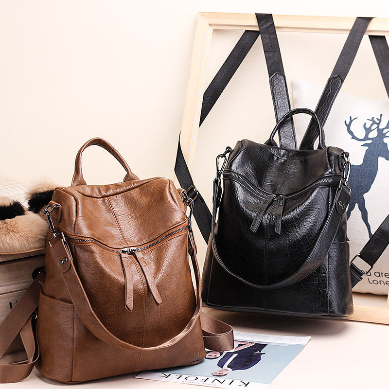 Fashionable Dual-Use Backpack for Women 2019 Autumn/Winter