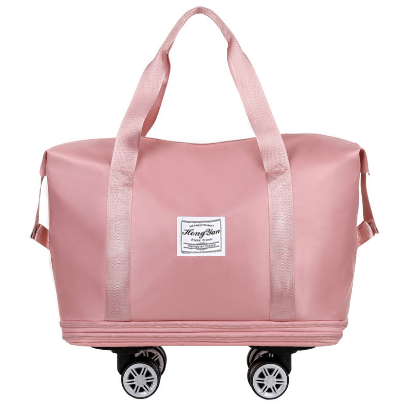 Expandable Wheeled Travel Bag for Gym and College Use