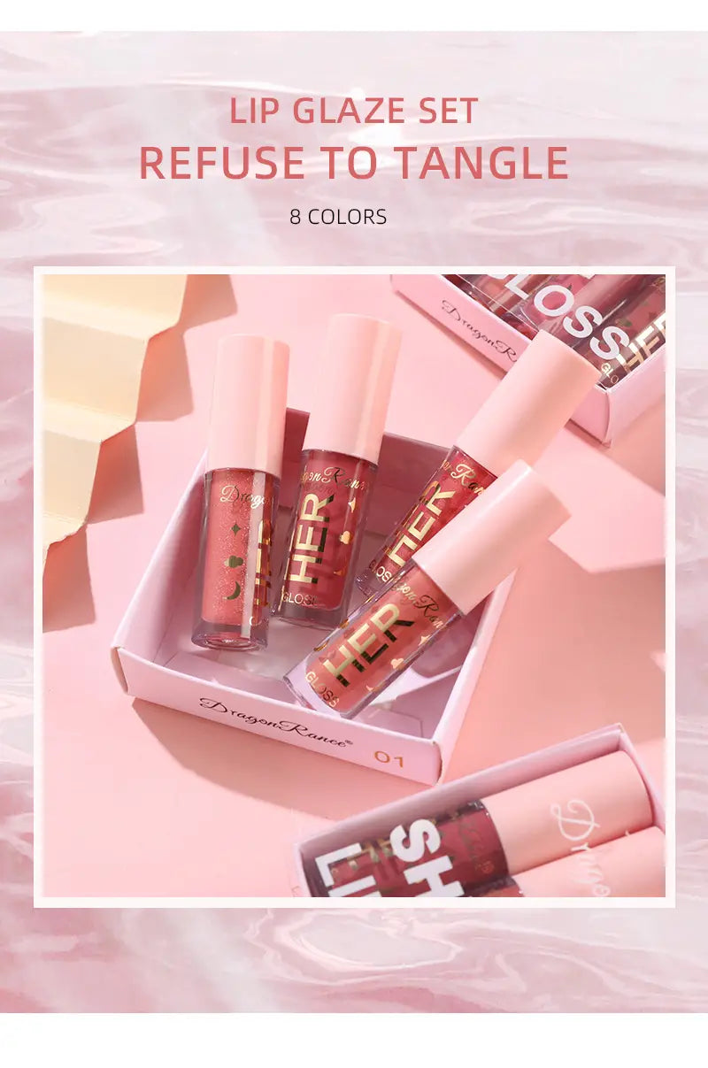 Elegant Pink Gloss Quartet