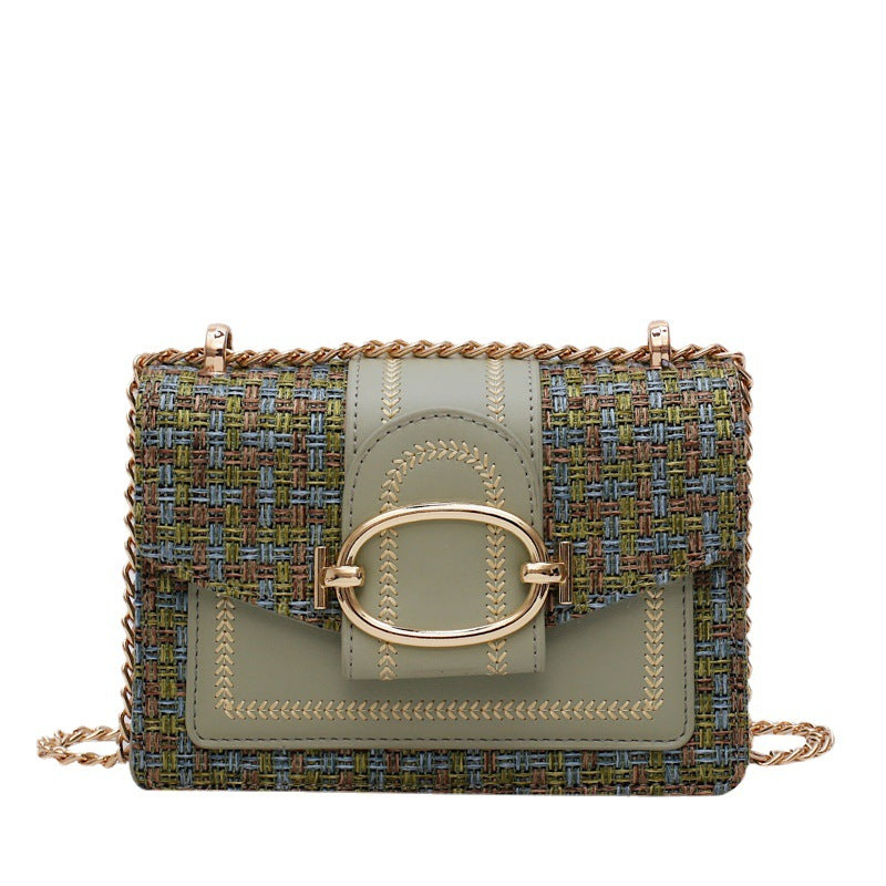 Spring 2024 Women's Casual Chic Cotton Linen Shoulder Bag