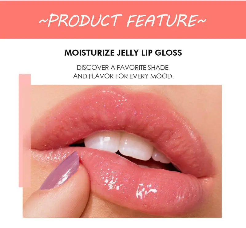 Lustrous Lip Gloss - Candy Color Jelly & Plumping Oil