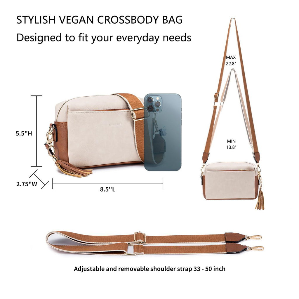 Elegant Multitask Leather Crossbody
