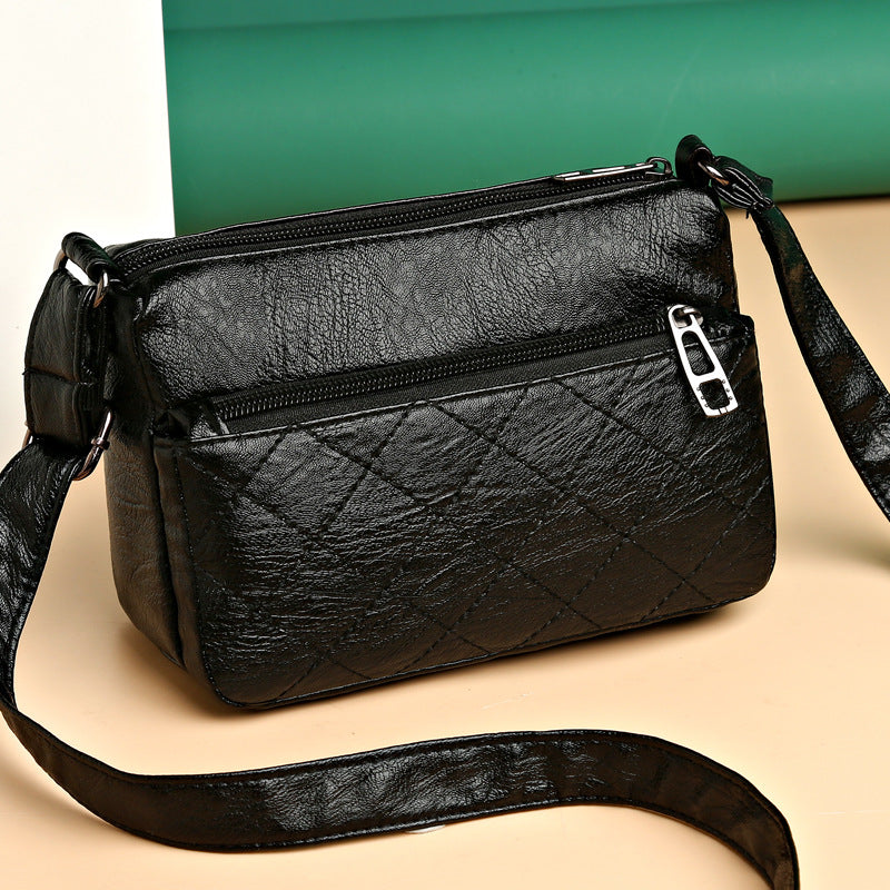 Elegant Medium-Sized Women's Leather Bag
