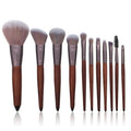 Elegant Microfiber Cosmetic Brush Ensemble
